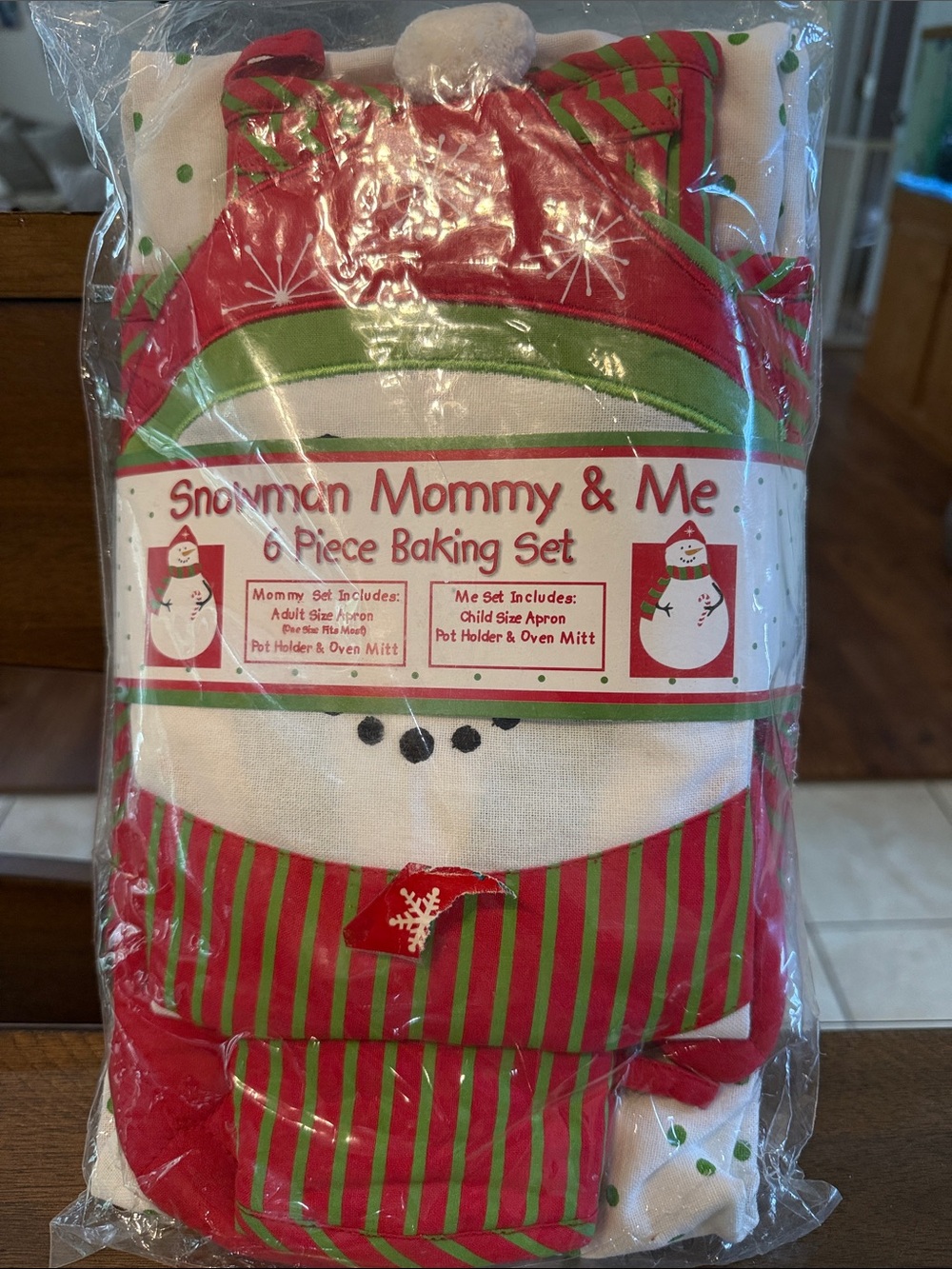 Snowman Mommy & Me 6 Piece Baking Set